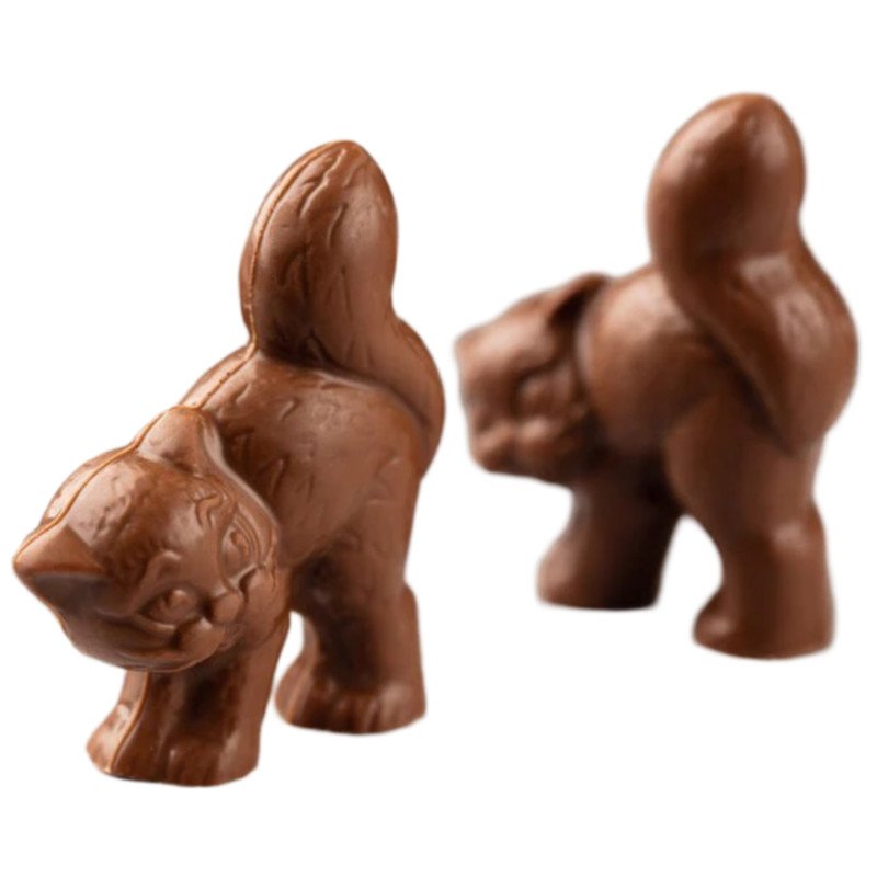 Brenton Chocolatier Reared up Kitty | Pack of 2 | BRENTON CHOCOLATIER 