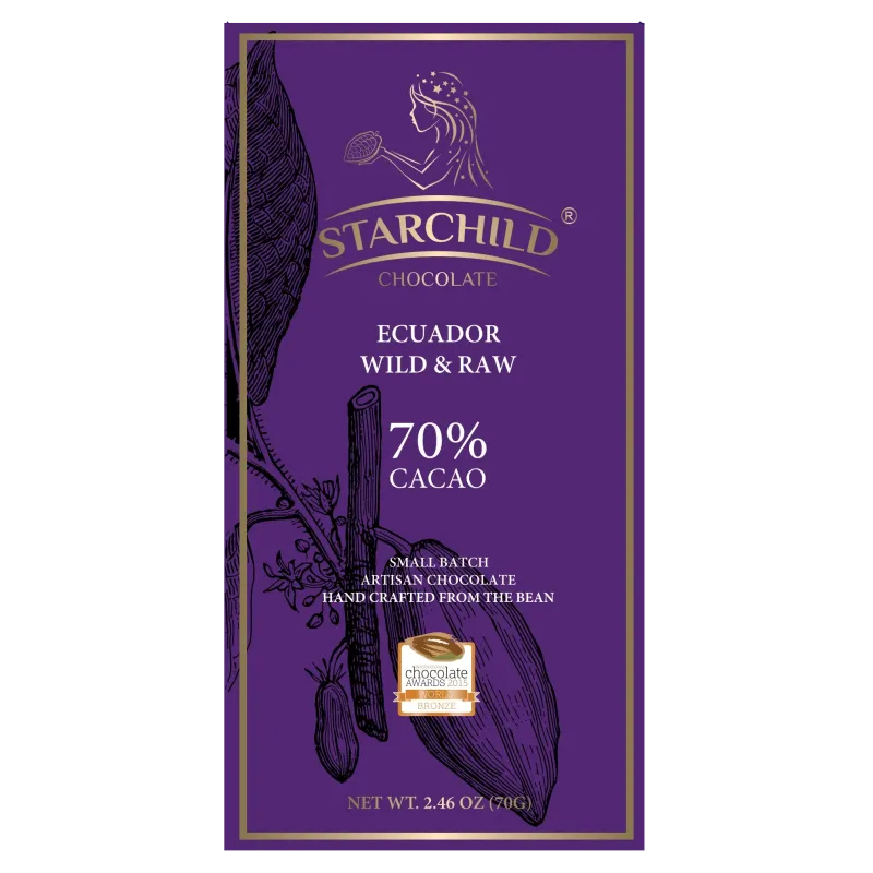 Starchild Chocolate Starchild® Chocolate Wild & Raw | BRENTON CHOCOLATIER 