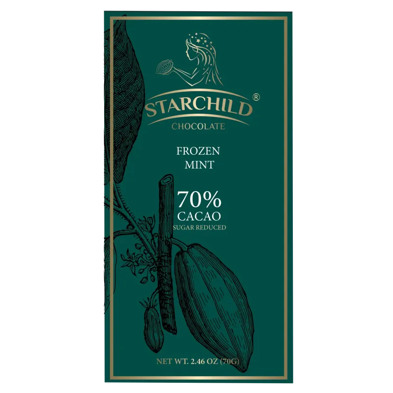 Starchild Chocolate Starchild® Chocolate Frozen Mint | BRENTON CHOCOLATIER 